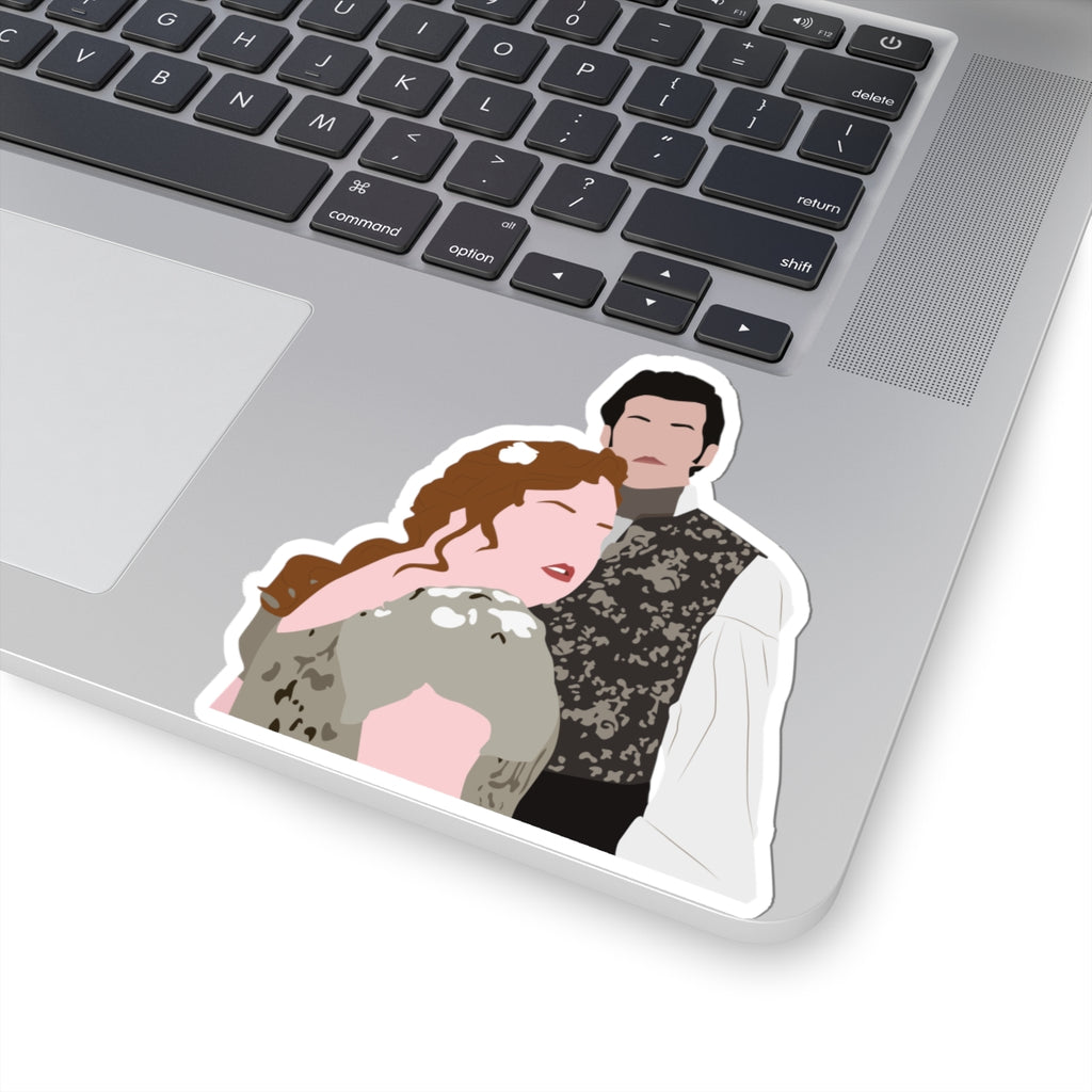 Colin and Penelope Bridgerton Polin Netflix Sticker
