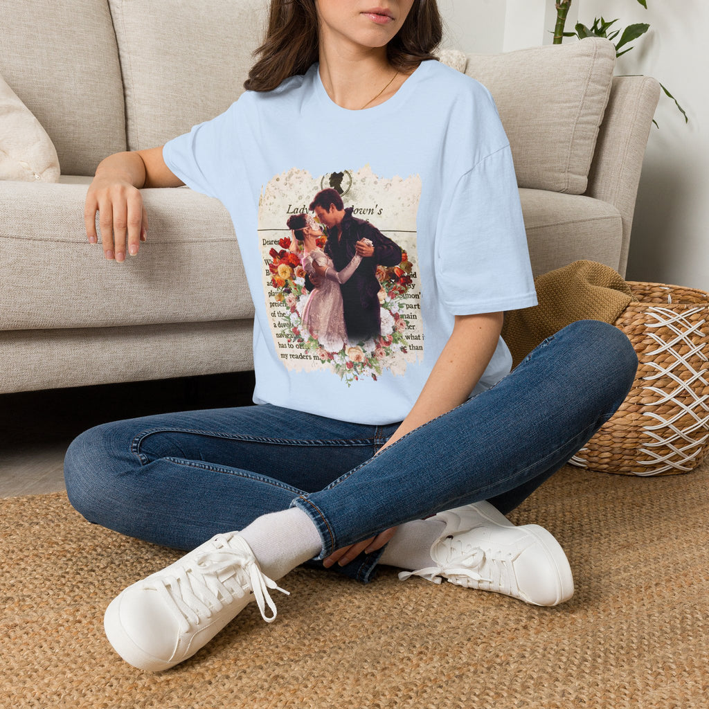 Benedict Bridgerton & The Lady In Silver Lady Whistledown Society Papers Netflix T-Shirt