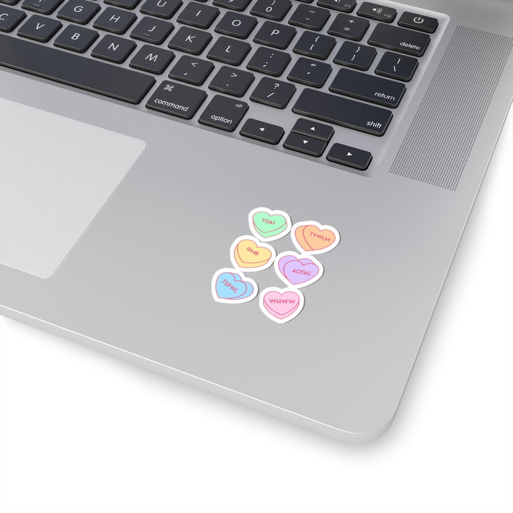 Bridgerton Books Valentine's Day Heart Candy Netflix Sticker