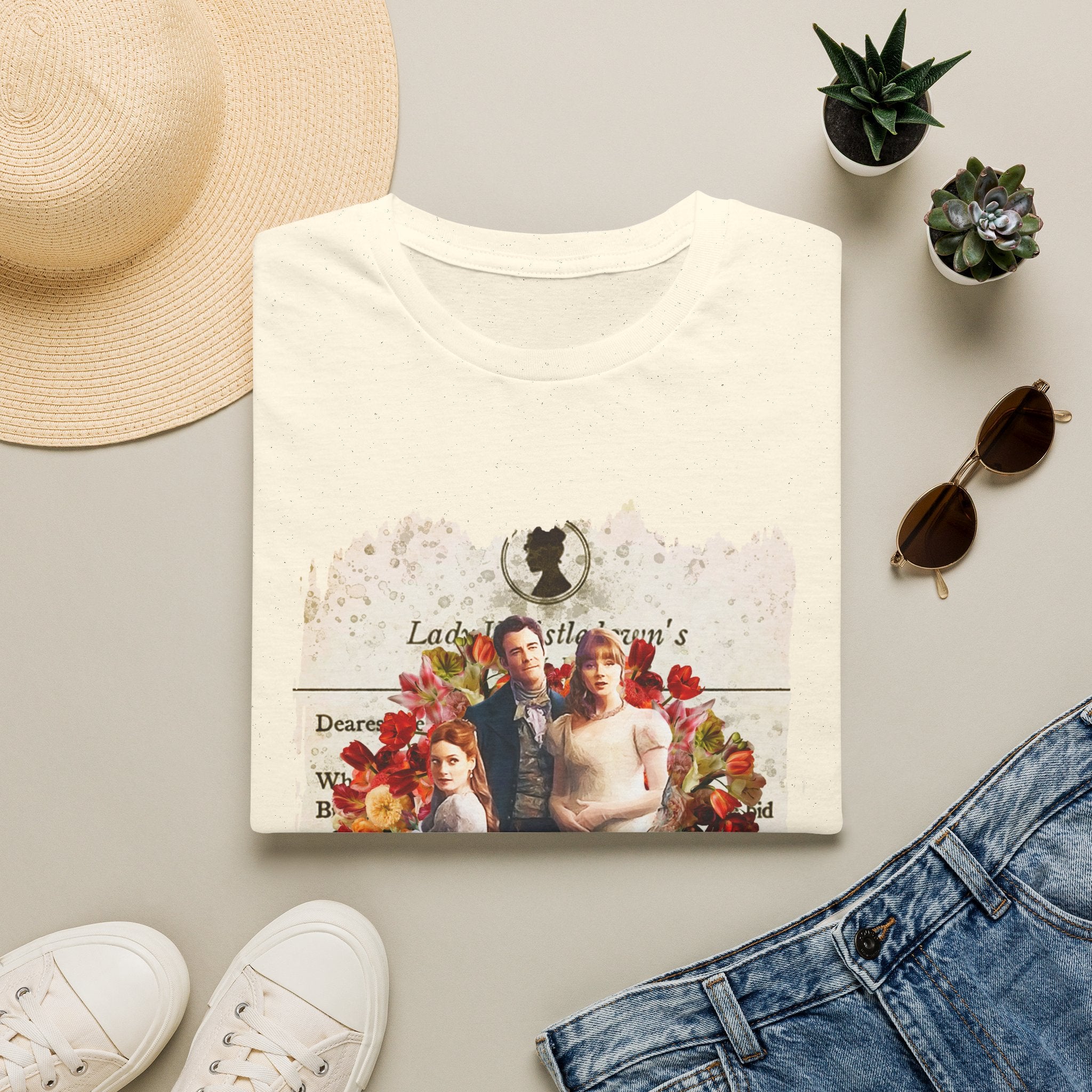 Benedict, Eloise & Francesca Lady Whistledown Society Papers Netflix T-Shirt