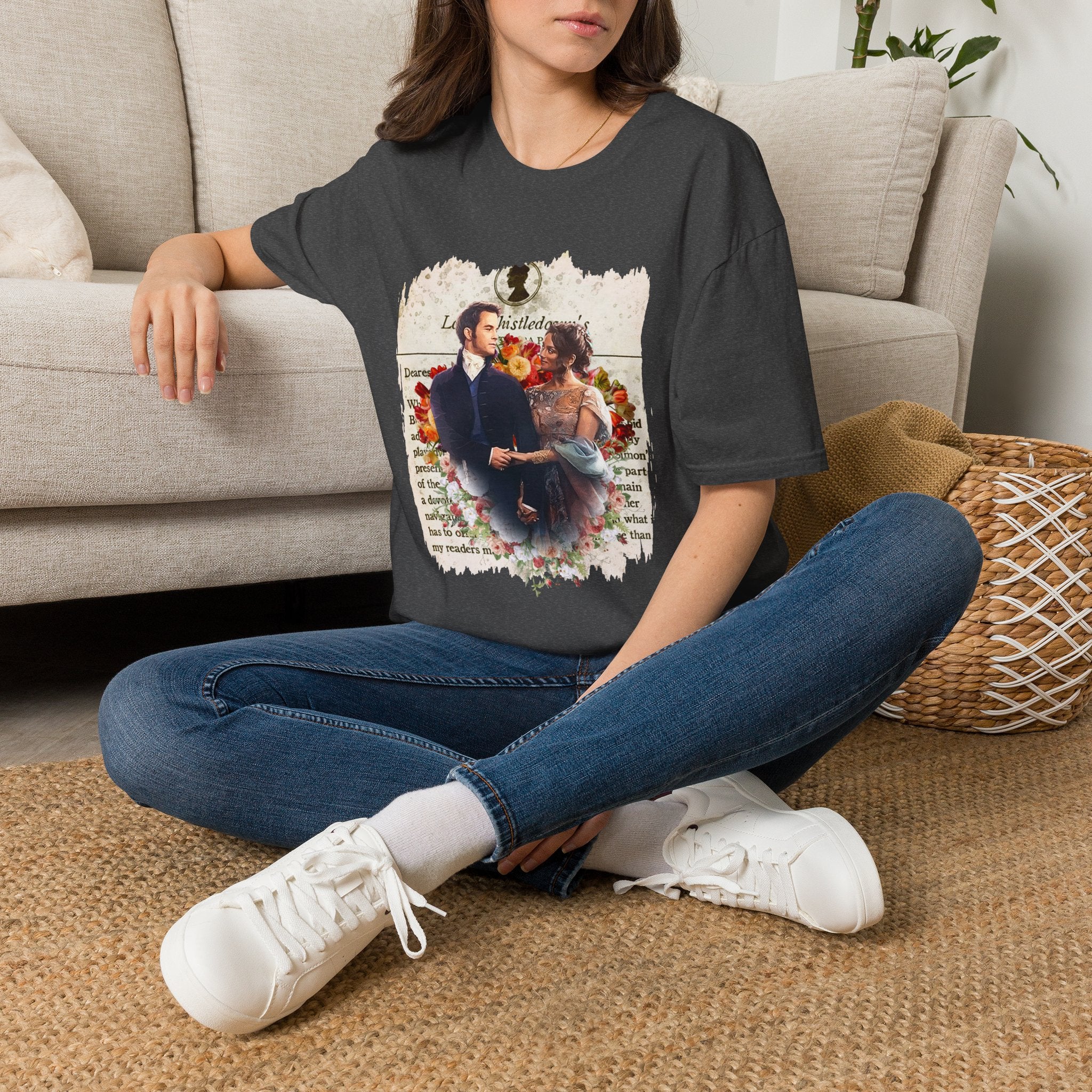 Anthony Bridgerton & Kate Bridgerton Lady Whistledown Society Papers Netflix T-Shirt
