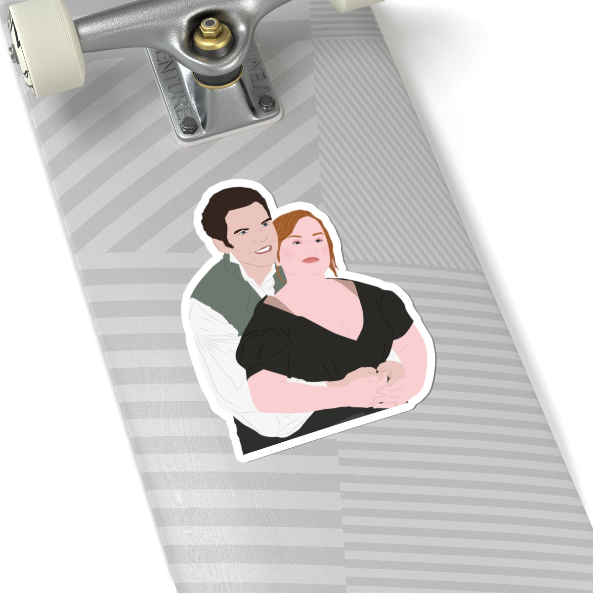 Colin Bridgerton & Penelope Bridgerton Mirror Revisited Sticker