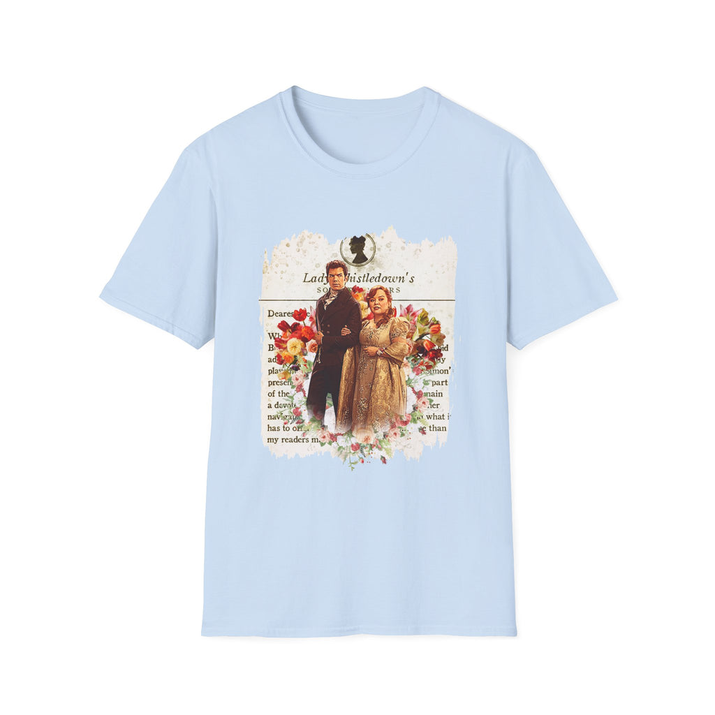 Colin Bridgerton & Penelope Bridgerton Lady Whistledown Society Papers Netflix T-Shirt