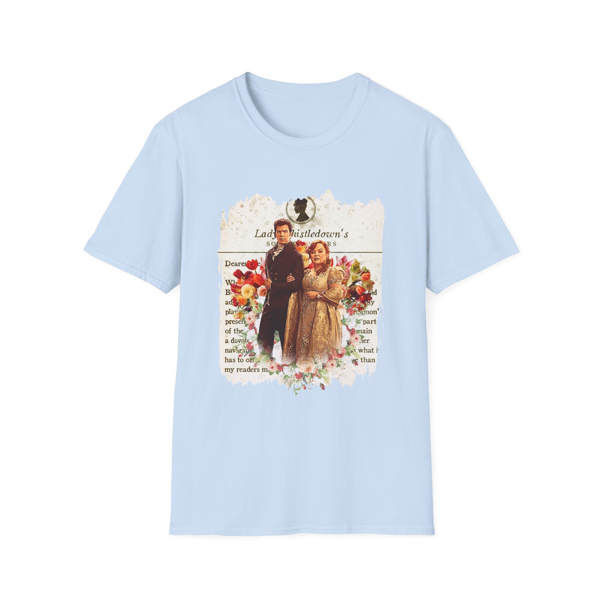 Colin Bridgerton & Penelope Bridgerton Lady Whistledown Society Papers Netflix T-Shirt