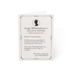 Lady Whistledown Happy Thanksgiving Wishes Bridgerton Netflix Greeting Card