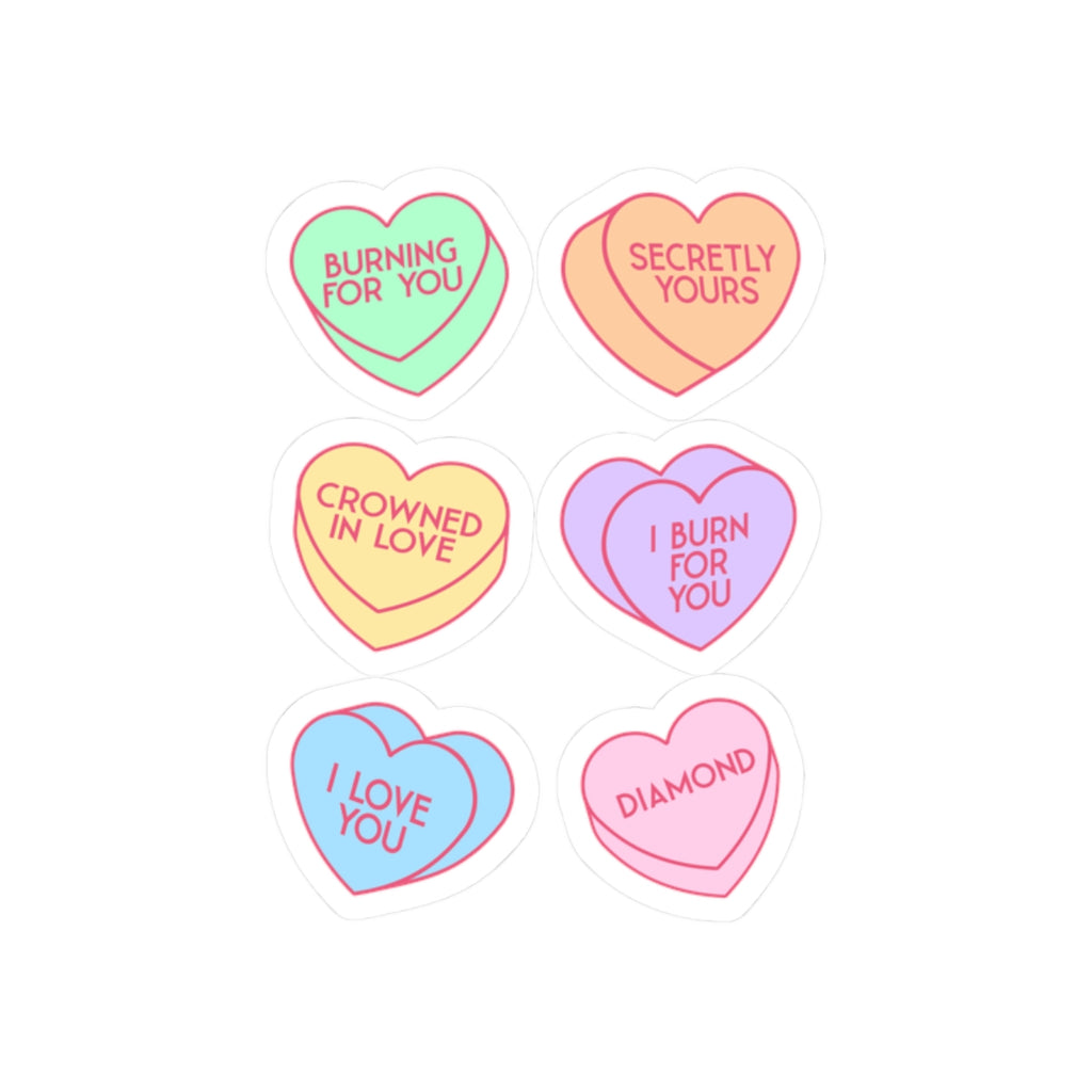 Bridgerton Quote Valentine's Day Heart Candy Netflix Sticker
