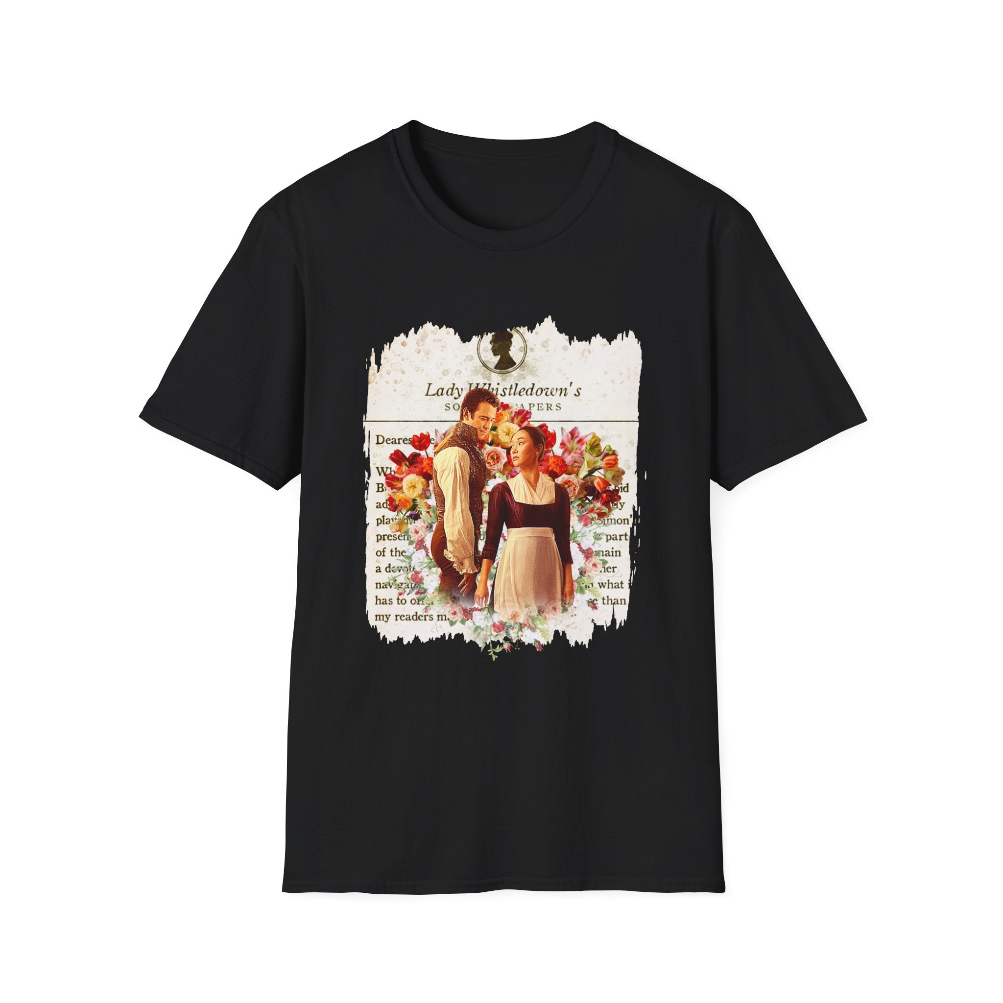 Benedict Bridgerton & Sophie Baek Maid Lady Whistledown Society Papers Netflix T-Shirt