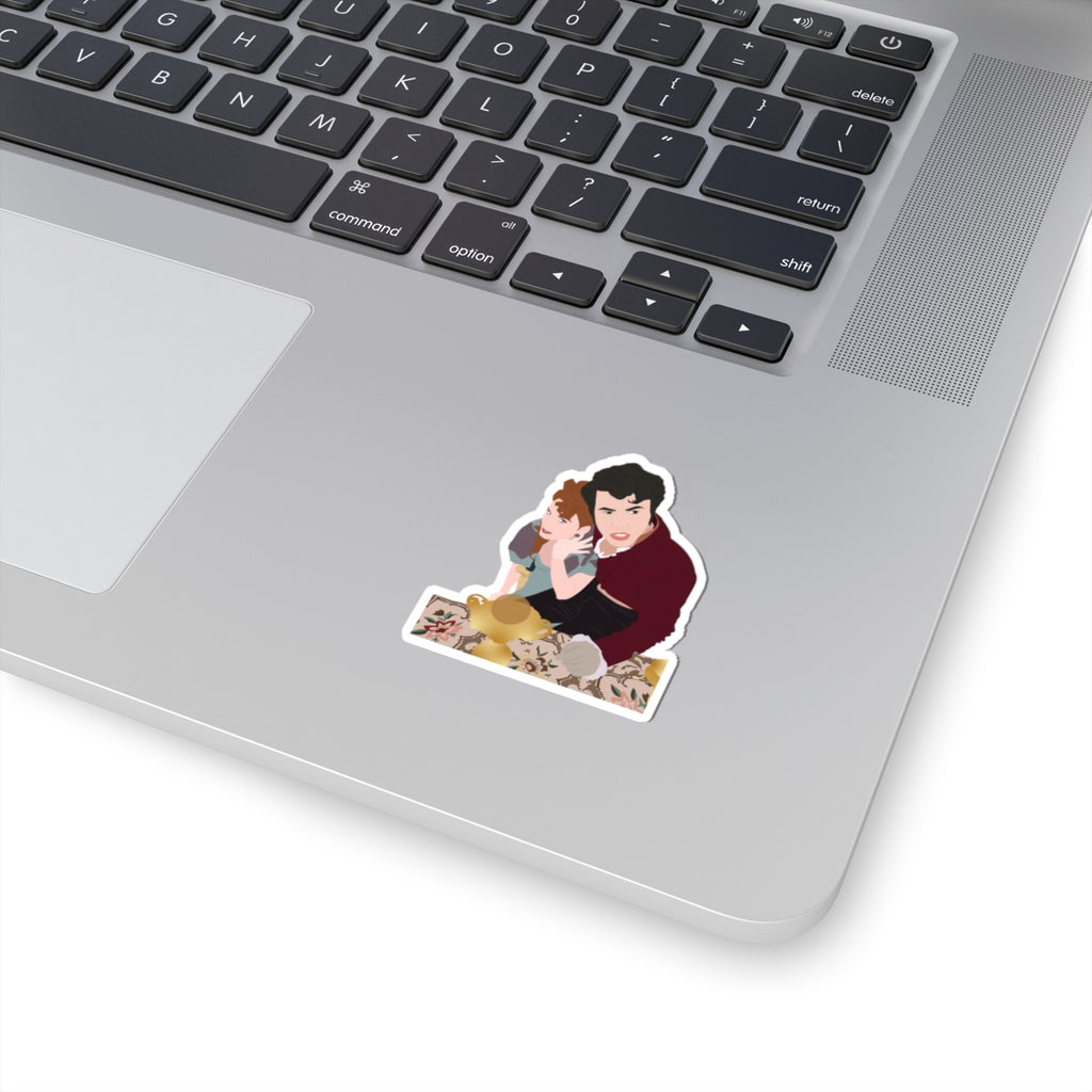 Harry & Prudence Dankworth Crystal Ball Bridgerton Netflix Sticker