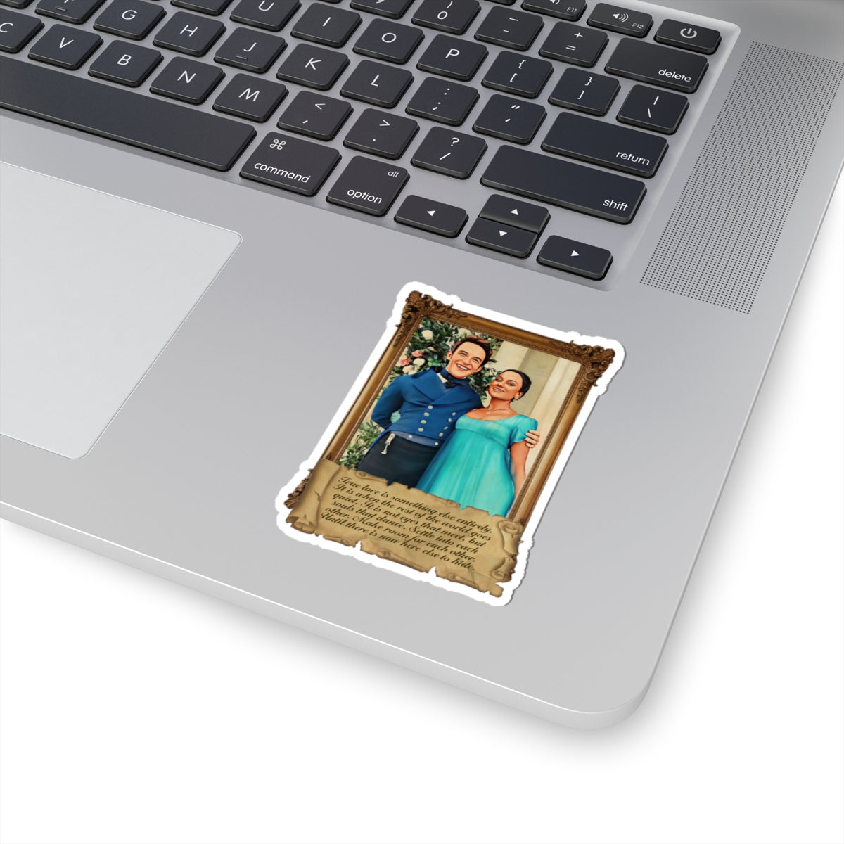 Kate & Anthony TVWLM Love Quote Bridgerton Frame Portrait Bridgerton Netflix Sticker