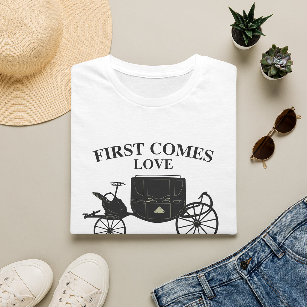 First Comes Love Polin Carriage Bridgerton Netflix T-Shirt