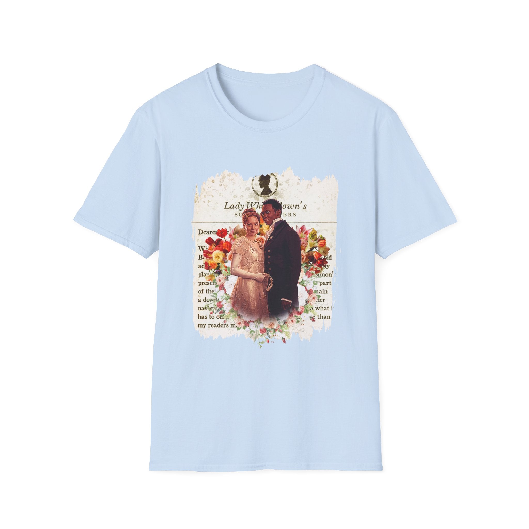 John Stirling & Francesca Bridgerton Stirling Lady Whistledown Society Papers Netflix T-Shirt