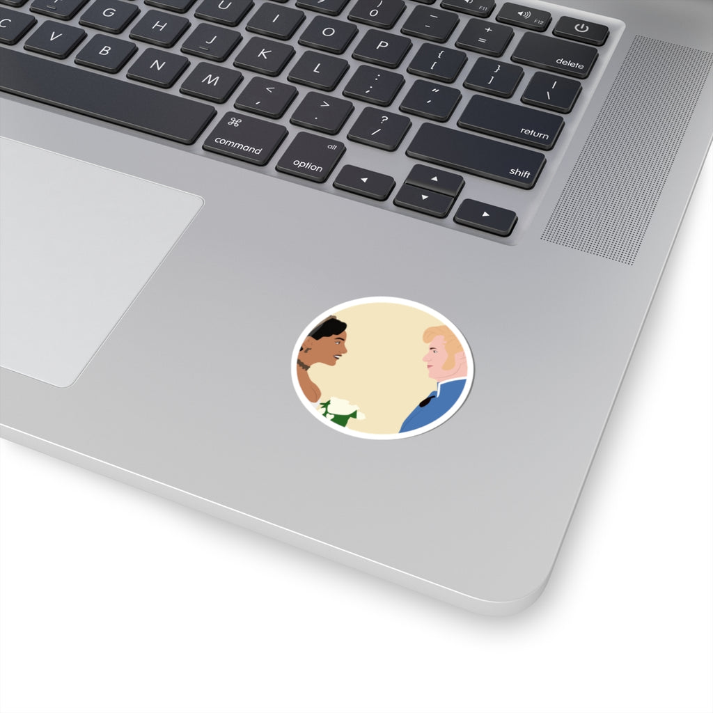 Edwina Sharma and Prince Friedrich Bridgerton Netflix Sticker