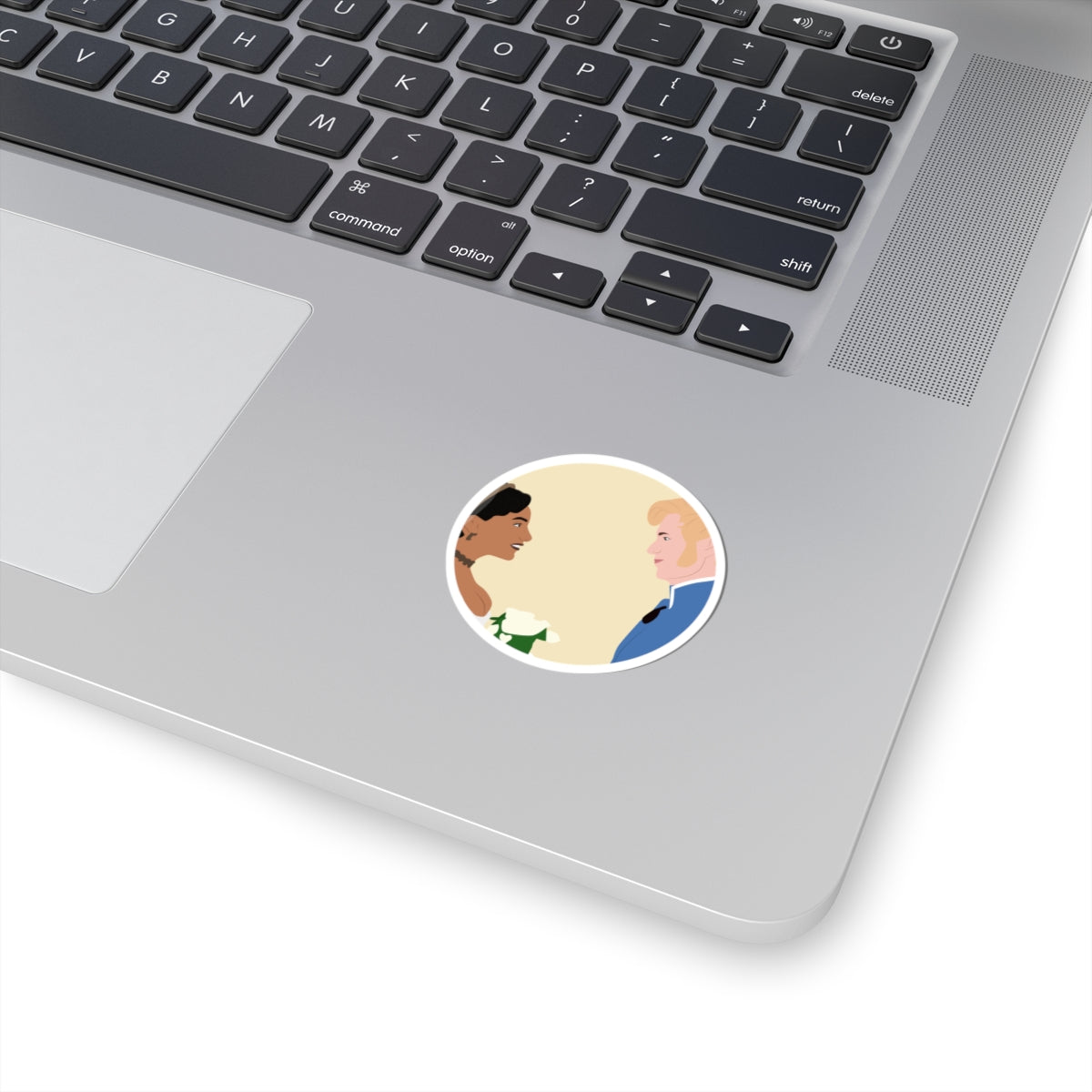 Edwina Sharma and Prince Friedrich Bridgerton Netflix Sticker