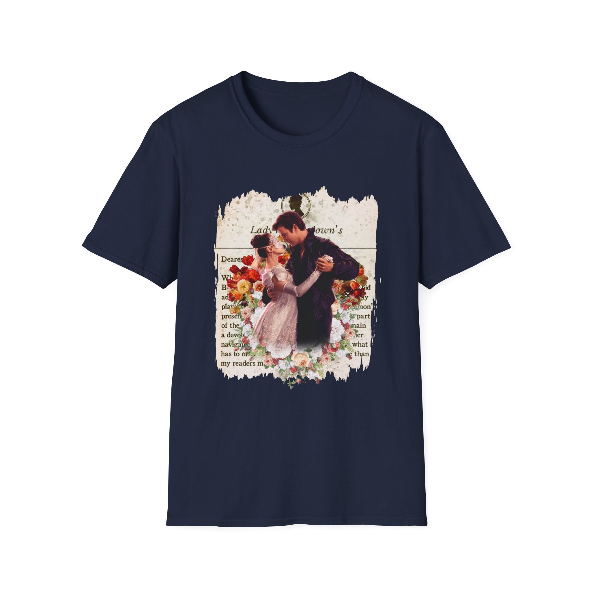 Benedict Bridgerton & The Lady In Silver Lady Whistledown Society Papers Netflix T-Shirt