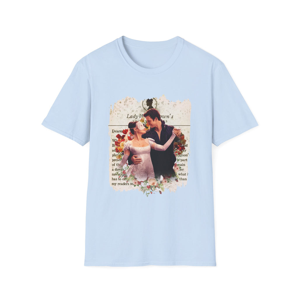Benedict Bridgerton & Sophie Baek Lady In Silver Lady Whistledown Society Papers Netflix T-Shirt