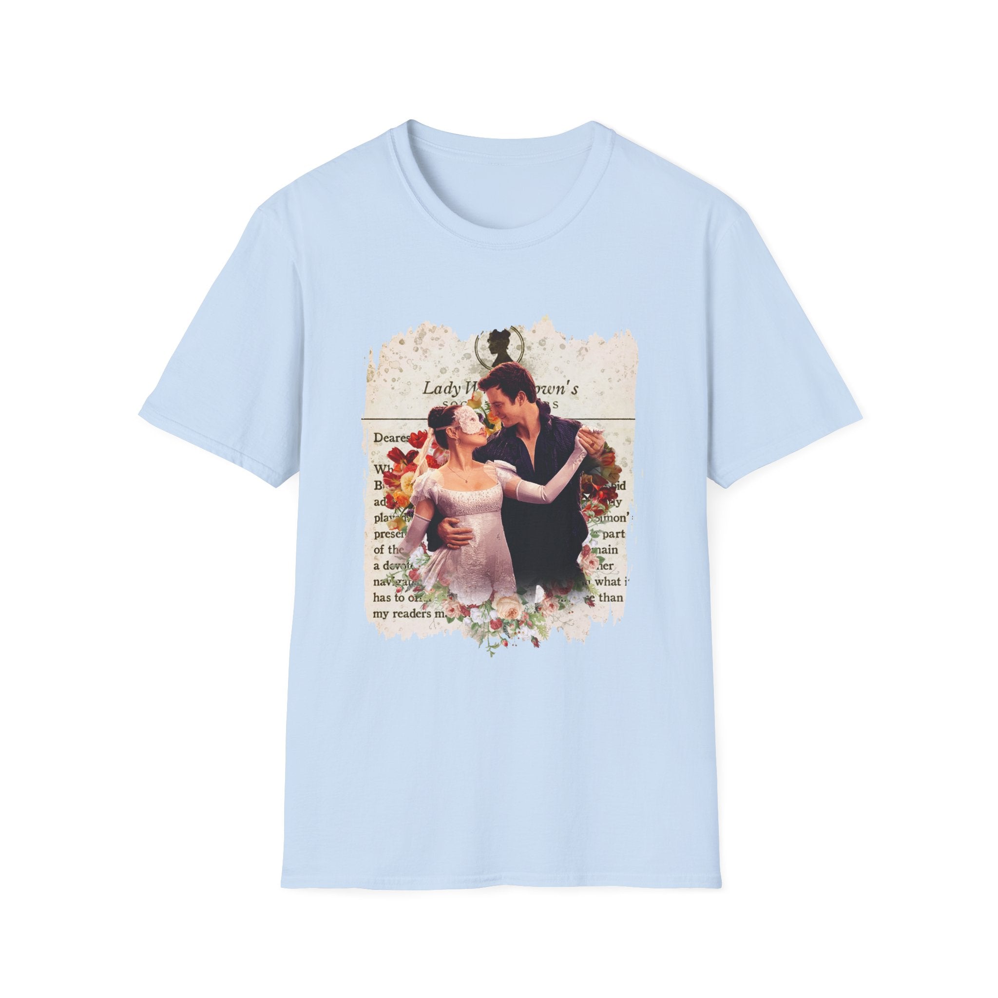 Benedict Bridgerton & Sophie Baek Lady In Silver Lady Whistledown Society Papers Netflix T-Shirt