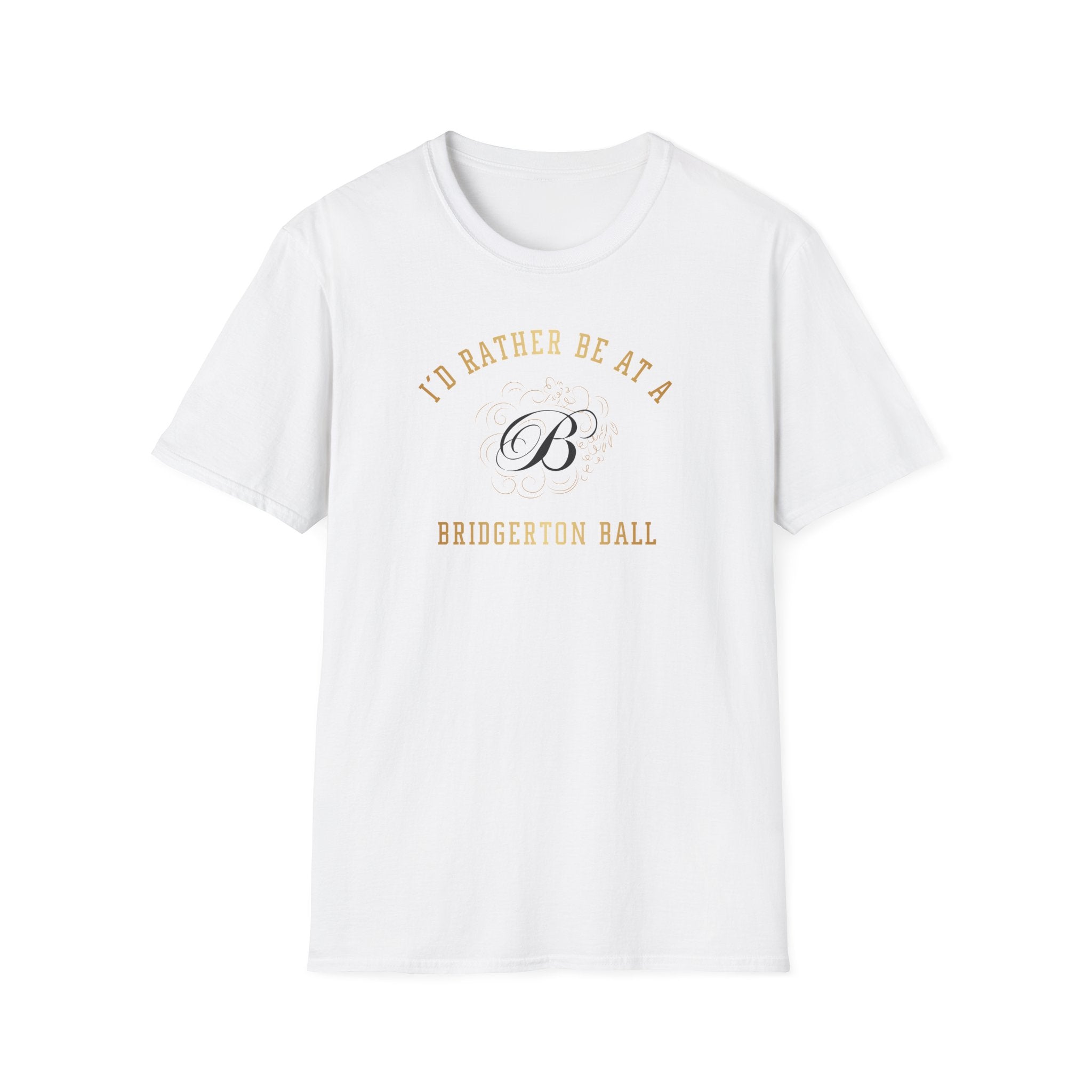 I'd Rather Be At A Brigderton Ball Gold Netflix T-Shirt