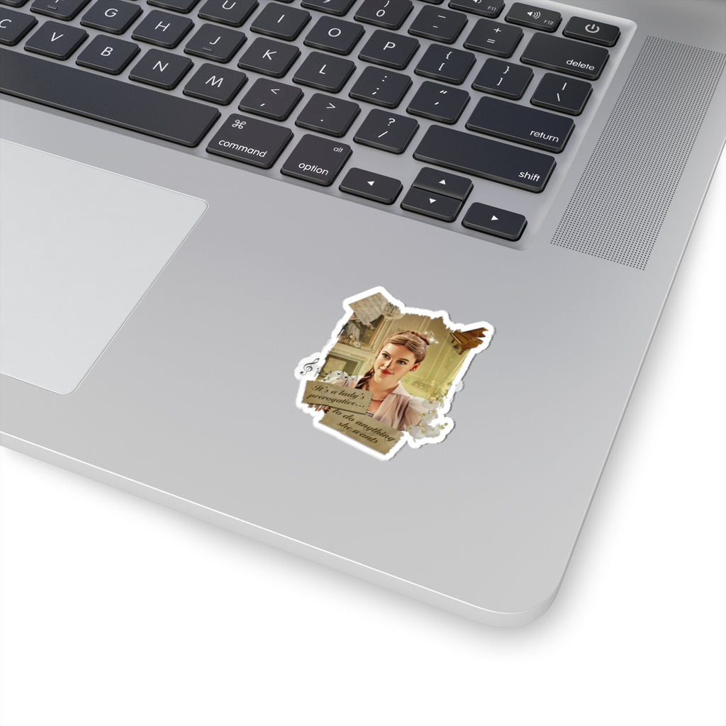 Francesca Bridgerton Portrait Netflix Sticker