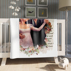 Benedict Bridgerton & Sophie Baek Lady In Silver Lady Whistledown Society Papers Netflix Throw Blanket