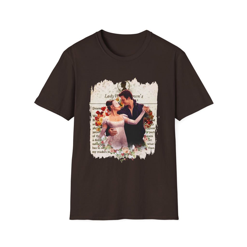 Benedict Bridgerton & Sophie Baek Lady In Silver Lady Whistledown Society Papers Netflix T-Shirt