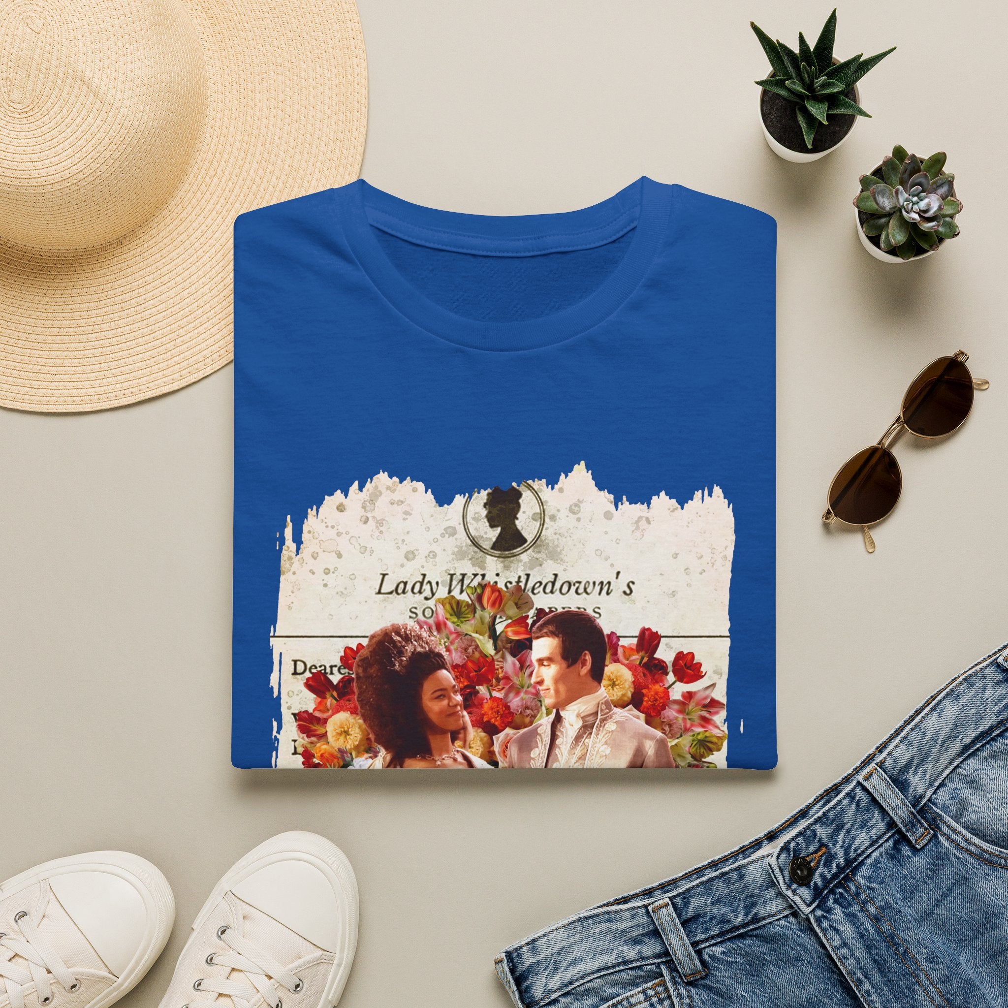 Young Queen Charlotte & King George Lady Whistledown Society Papers Netflix T-Shirt