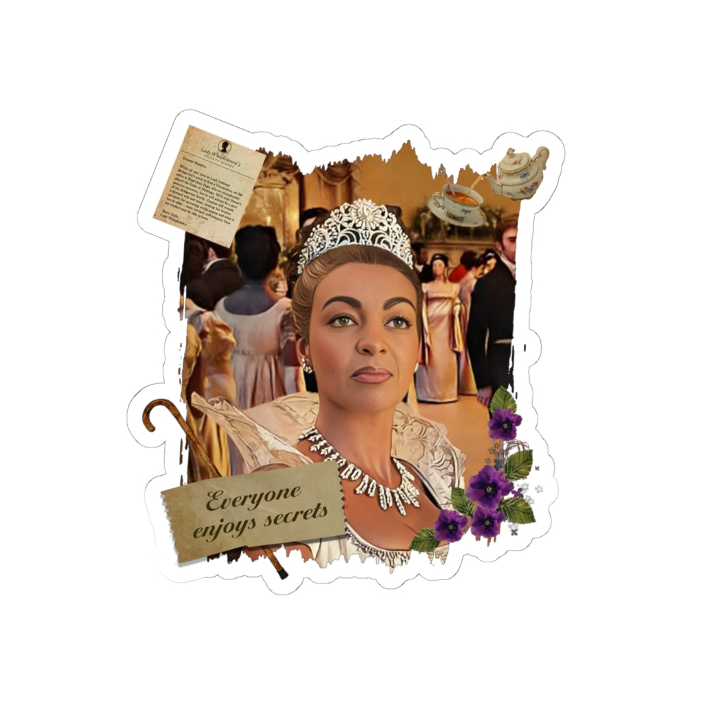 Everyone Enjoys Secrets Lady Danbury Bridgerton Netflix Sticker