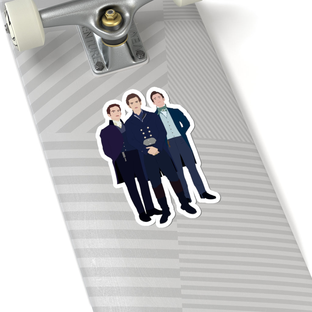 Colin, Anthony, Benedict Bridgerton Brothers Netflix Sticker