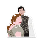 Colin and Penelope Bridgerton Polin Netflix Sticker