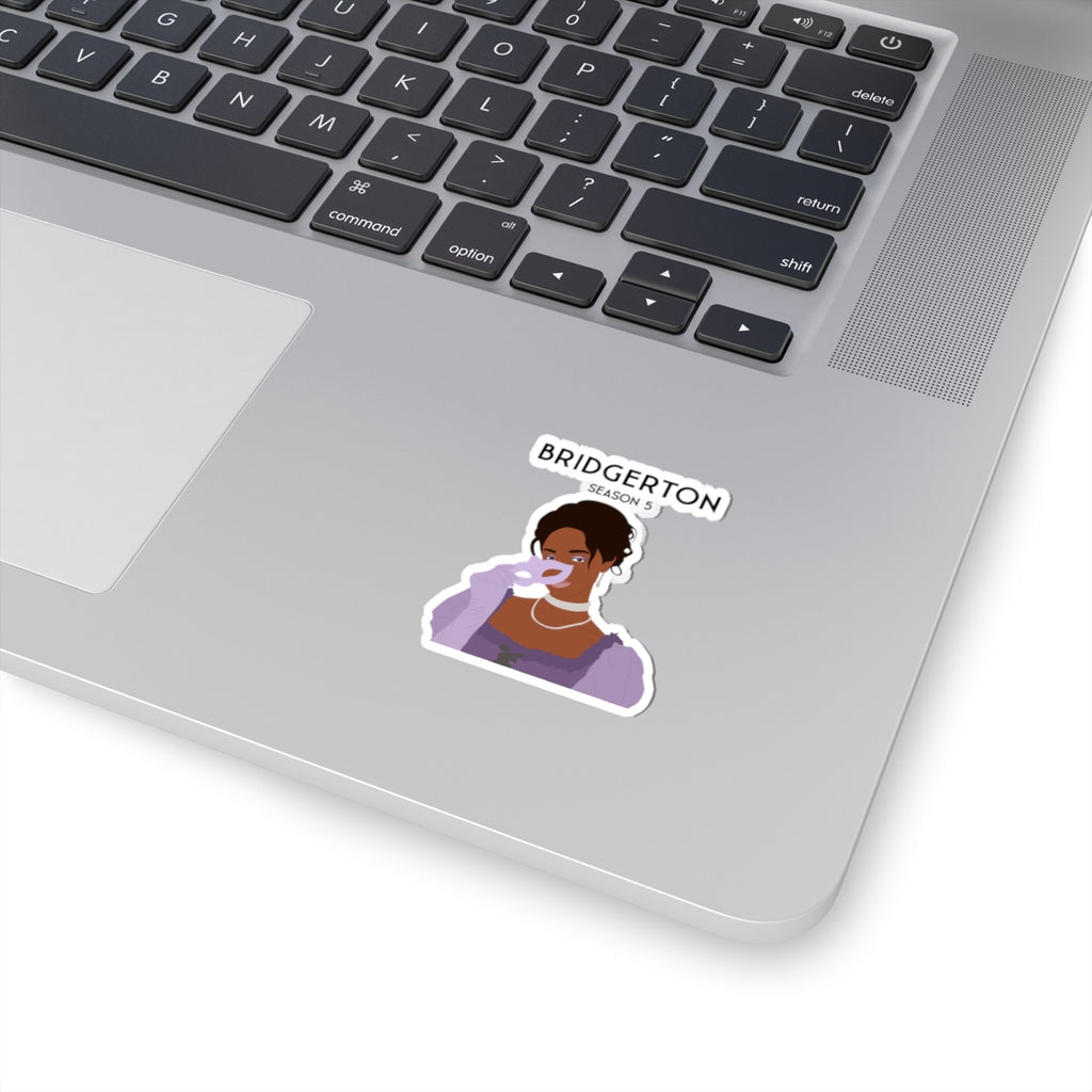 Michaela Stirling Mask Bridgerton Season 5 Netflix Sticker