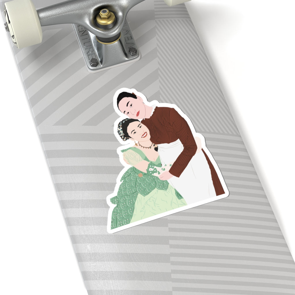 Sophie Baek & Posy Li Bridgerton Netflix Sticker