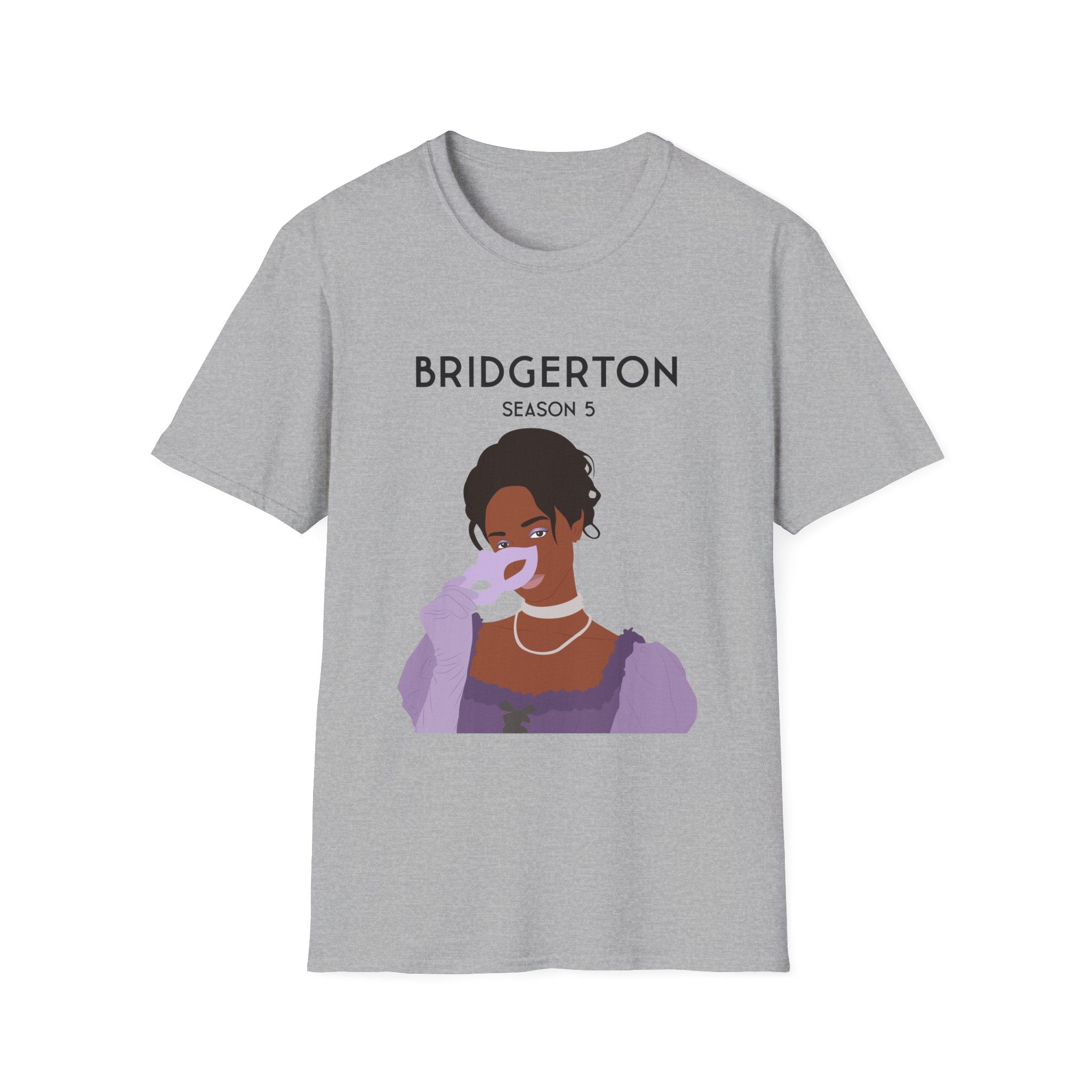Michaela Stirling Mask Bridgerton Season 5 Netflix T-Shirt