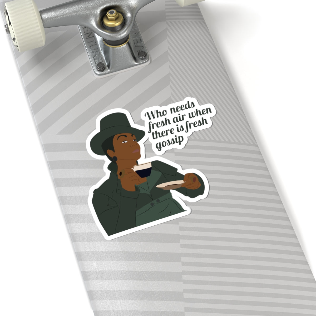 Who Needs Fresh Air When There Is Fresh Gossip Lady Danbury Bridgerton Netflix Sticker