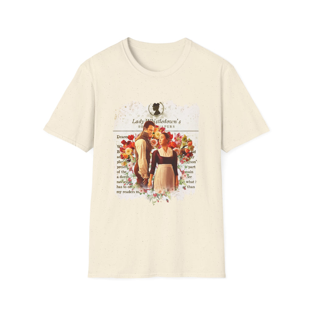 Benedict Bridgerton & Sophie Baek Maid Lady Whistledown Society Papers Netflix T-Shirt