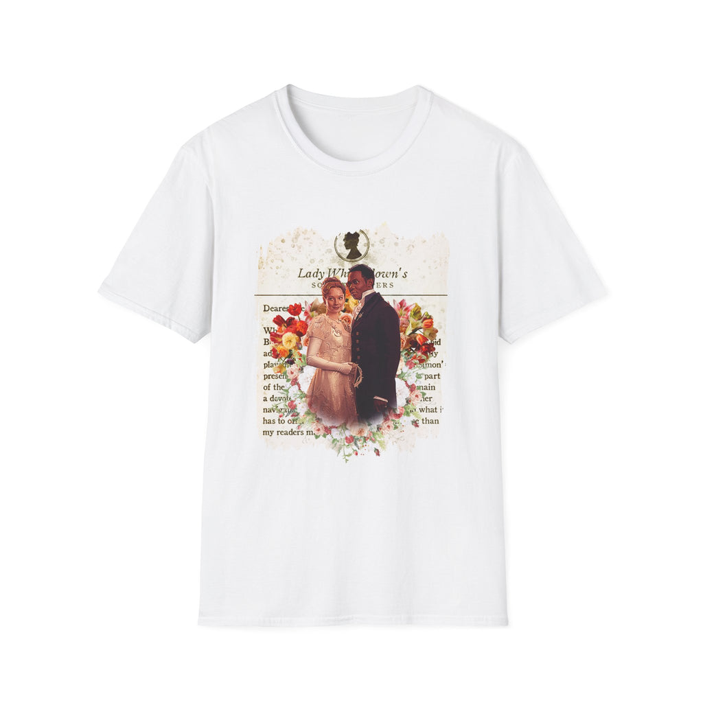 John Stirling & Francesca Bridgerton Stirling Lady Whistledown Society Papers Netflix T-Shirt