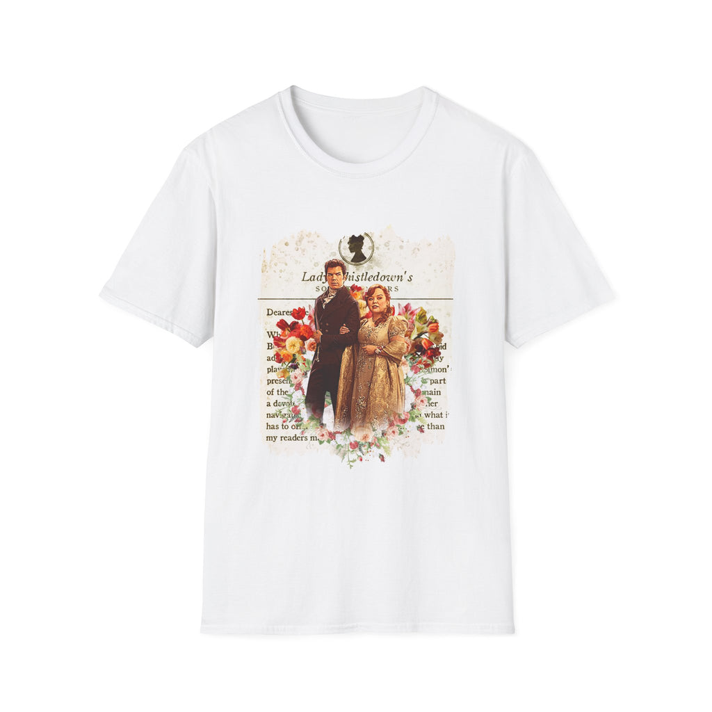Colin Bridgerton & Penelope Bridgerton Lady Whistledown Society Papers Netflix T-Shirt