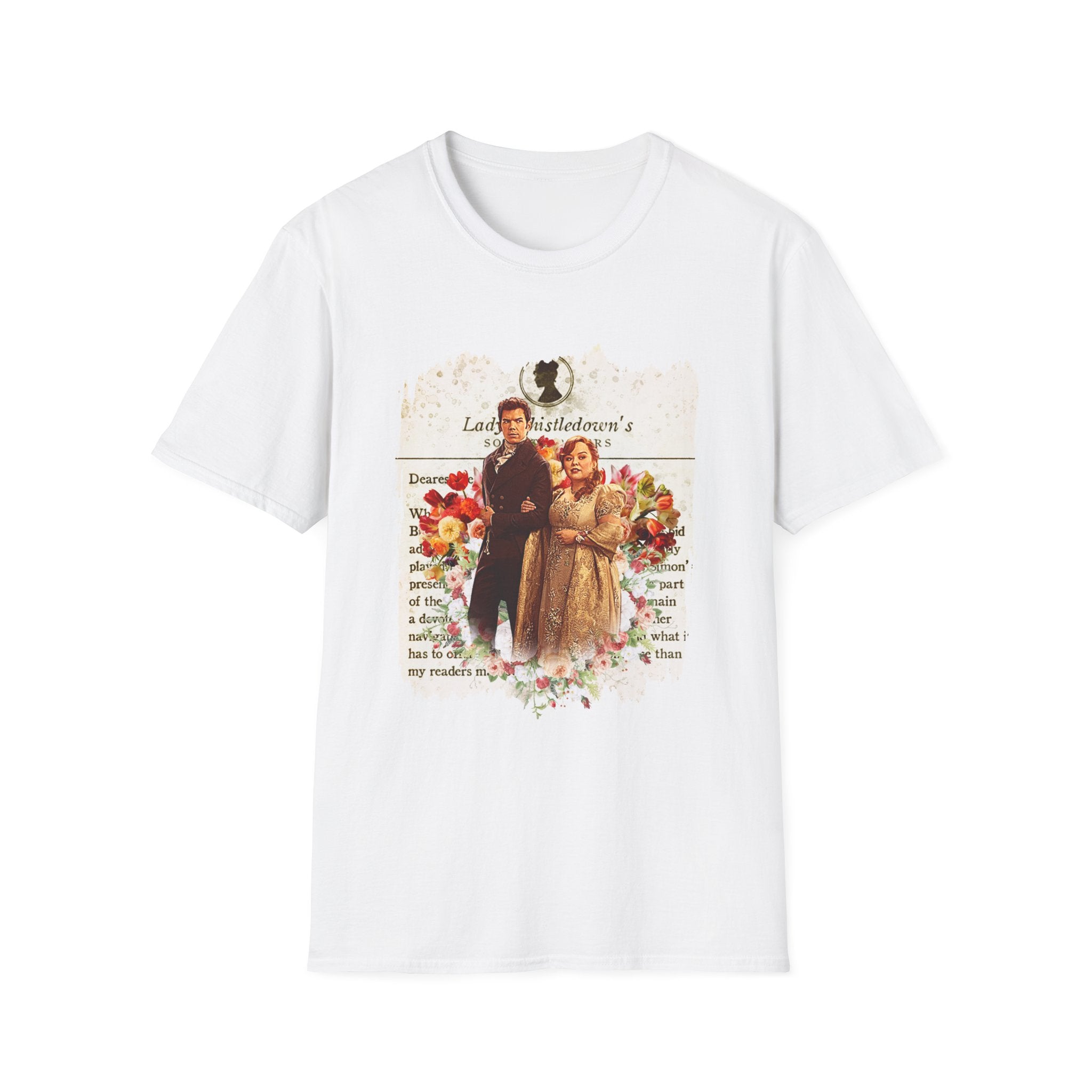 Colin Bridgerton & Penelope Bridgerton Lady Whistledown Society Papers Netflix T-Shirt