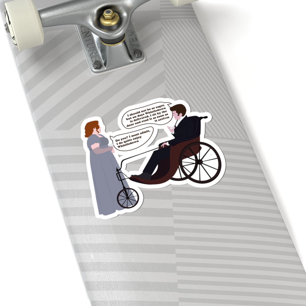 Penelope Featherington & Lord Remington Bridgerton Netflix Sticker