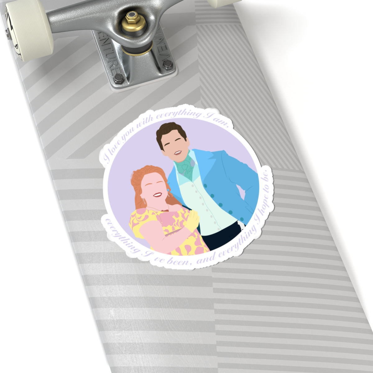 I Love You With Everything I Am Colin Penelope Bridgerton Netflix Sticker