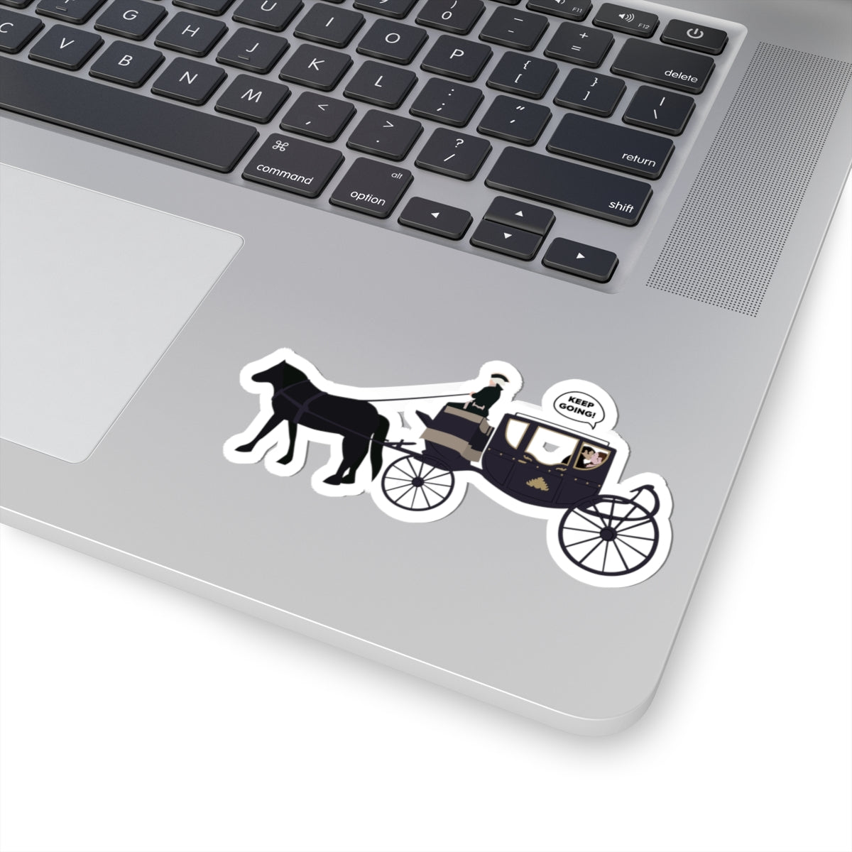 Keep Going Colin & Penelope Polin Carriage Ride Bridgerton Netflix Sticker