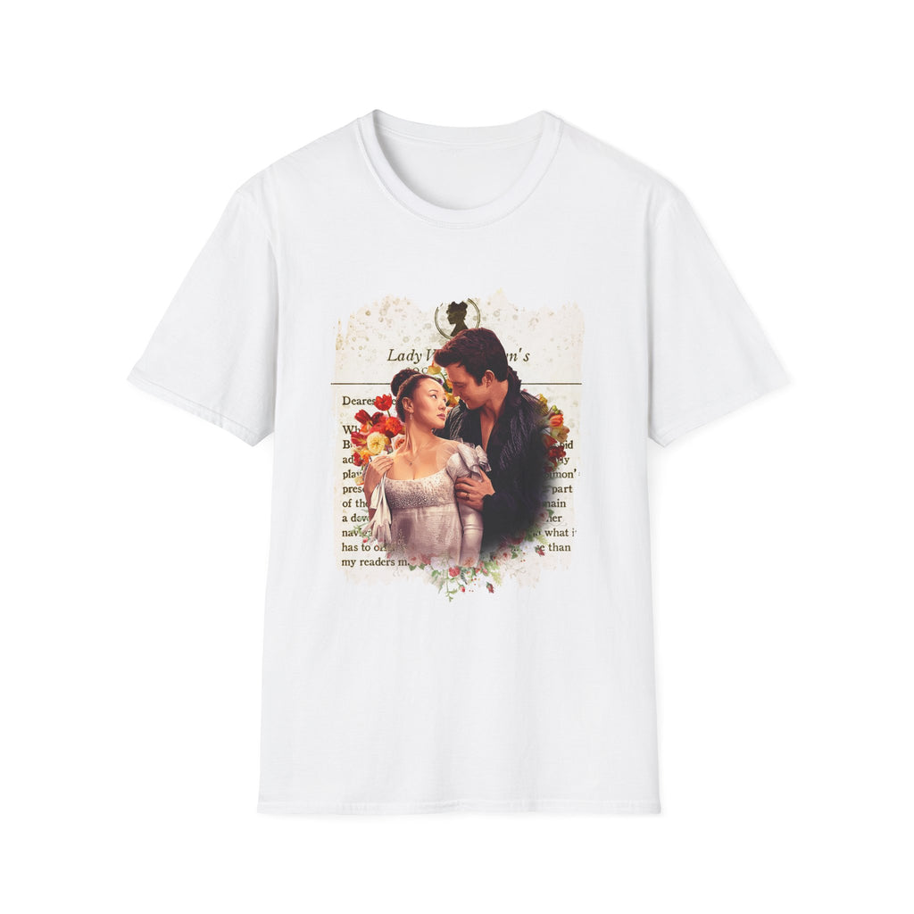 Benedict Bridgerton & Sophie Baek Lady Whistledown Society Papers Netflix T-Shirt