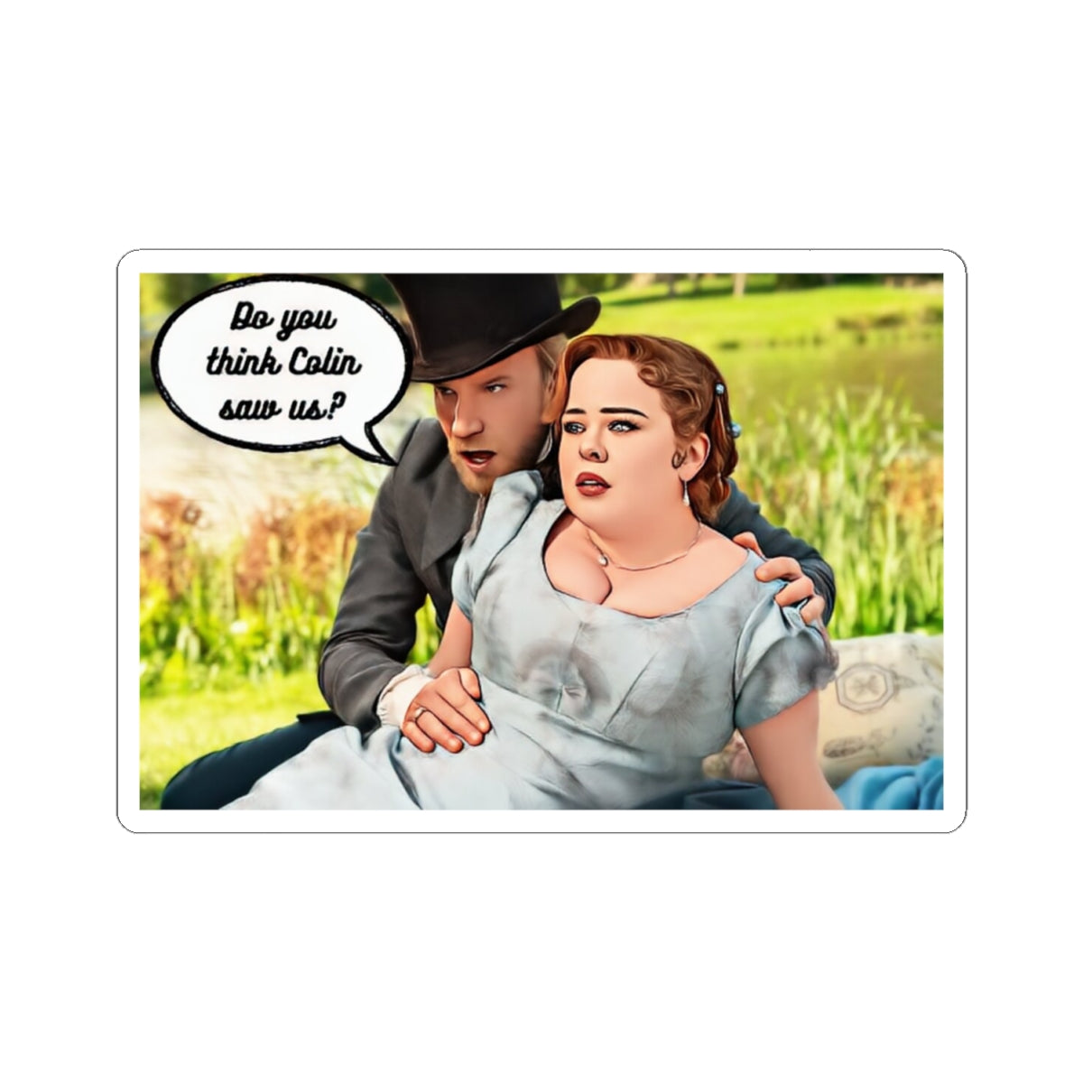 Penelope & Lord Debling Bridgerton Netflix Sticker