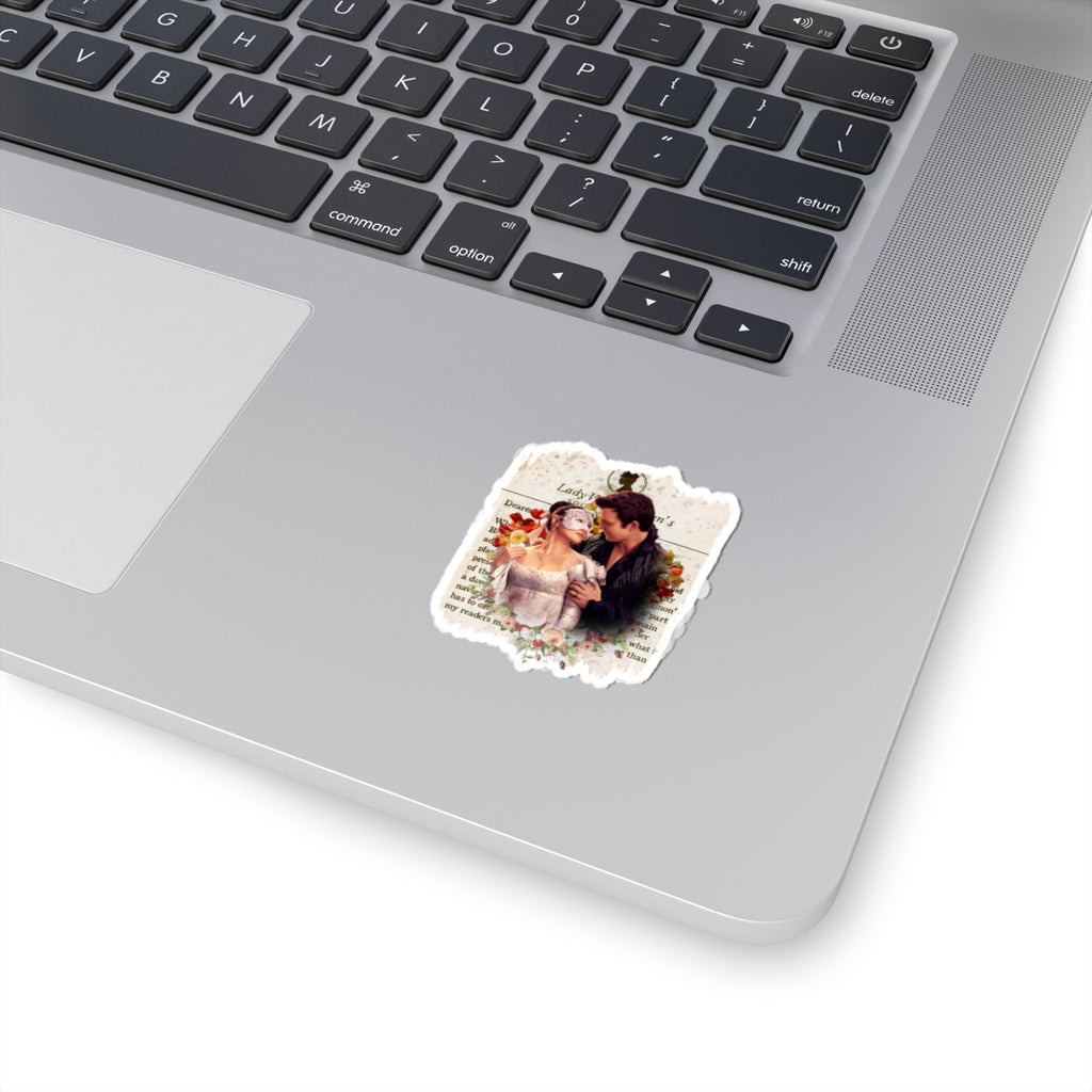 Benedict Bridgerton & The Lady In Silver Sophie Baek Lady Whistledown Society Papers Netflix Sticker