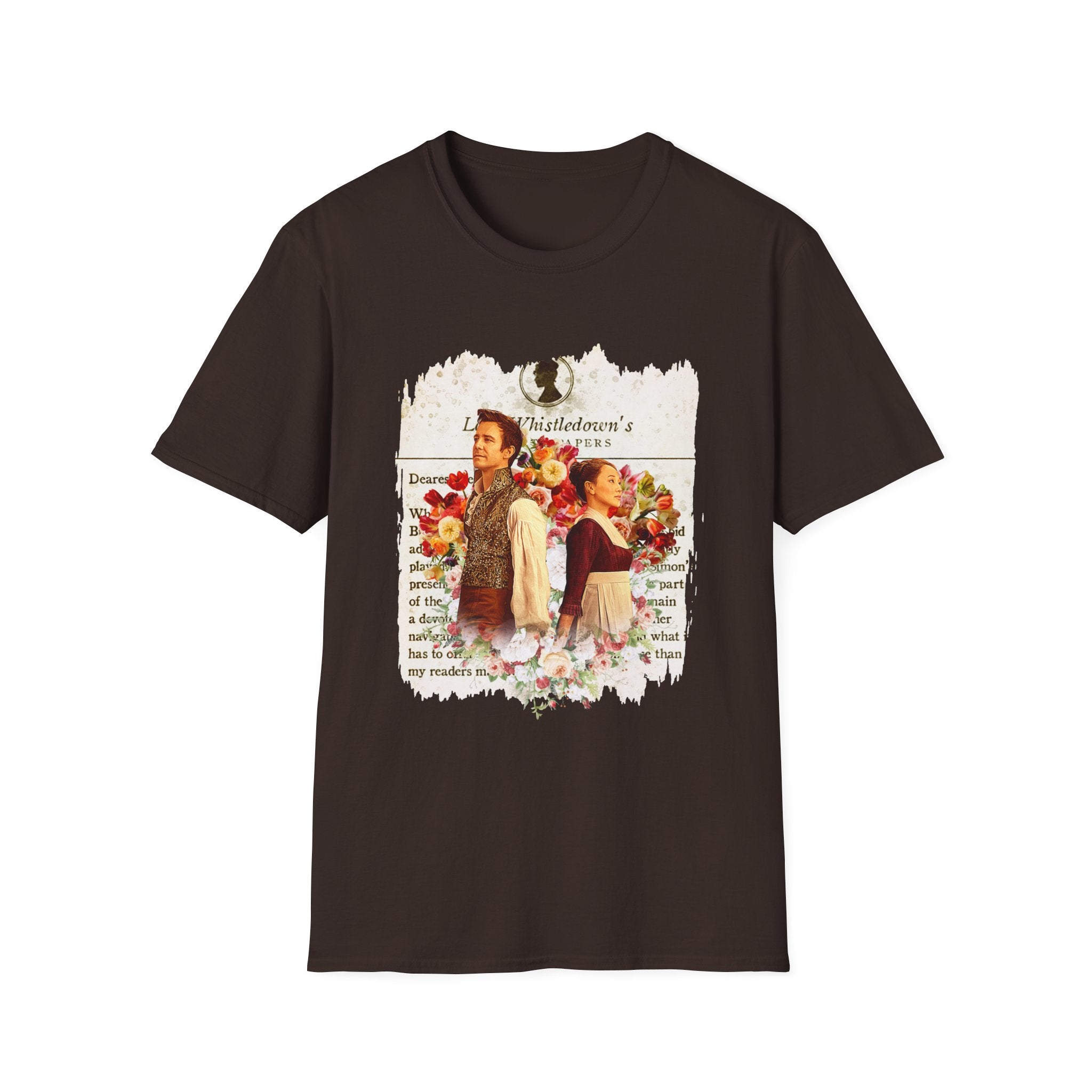 Benedict Bridgerton & Sophie Baek Back To Back Lady Whistledown Society Papers Netflix T-Shirt