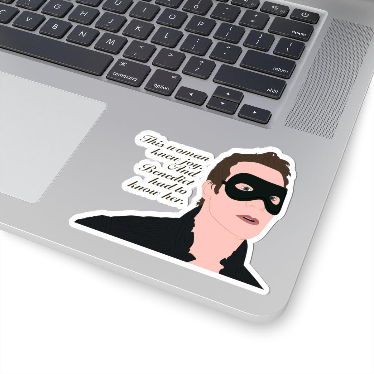 This Woman Knew Joy And Benedict Had To Know Her Bridgerton Masquerade Ball Quote Netflix Sticker