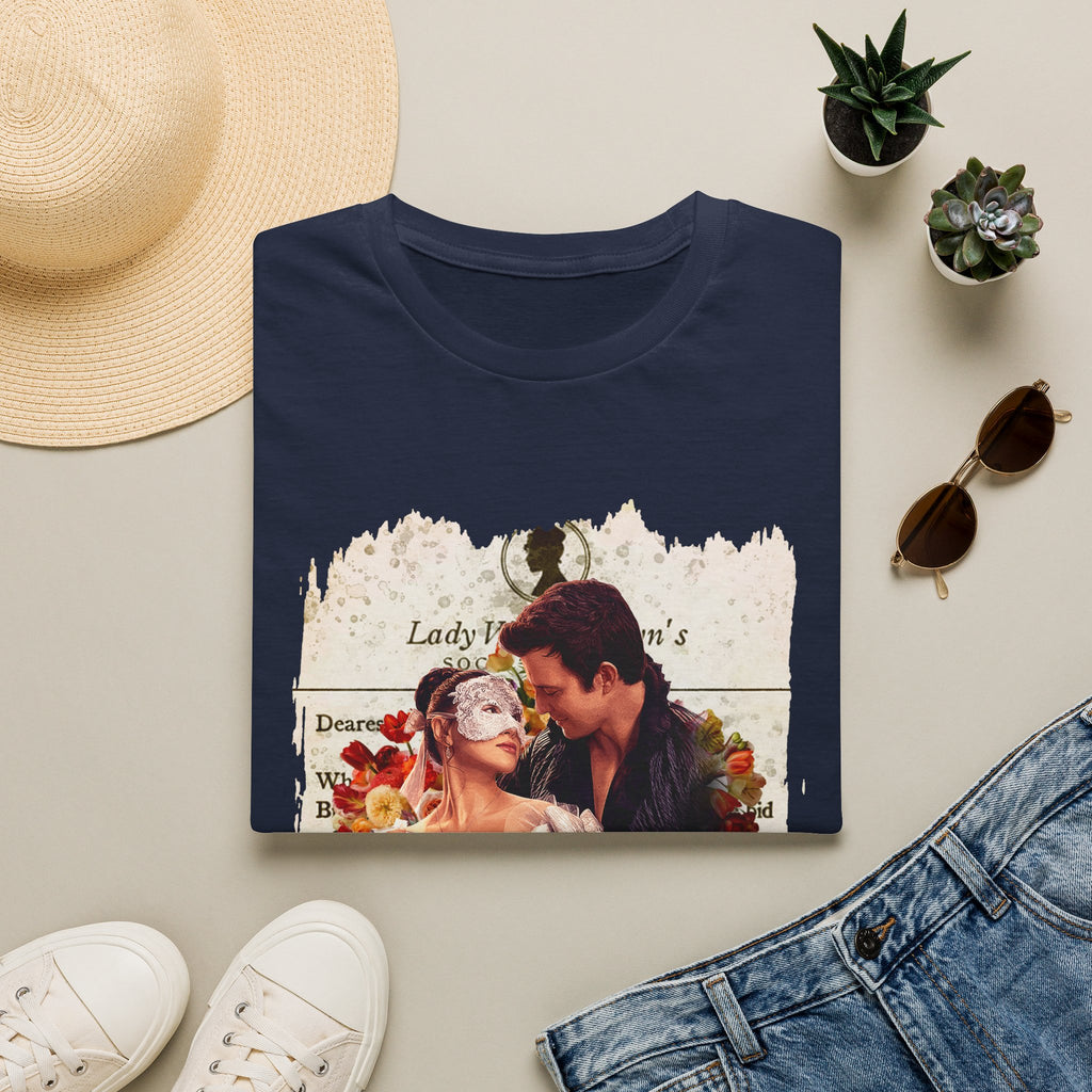 Benedict Bridgerton & The Lady In Silver Sophie Baek Lady Whistledown Society Papers T-Shirt