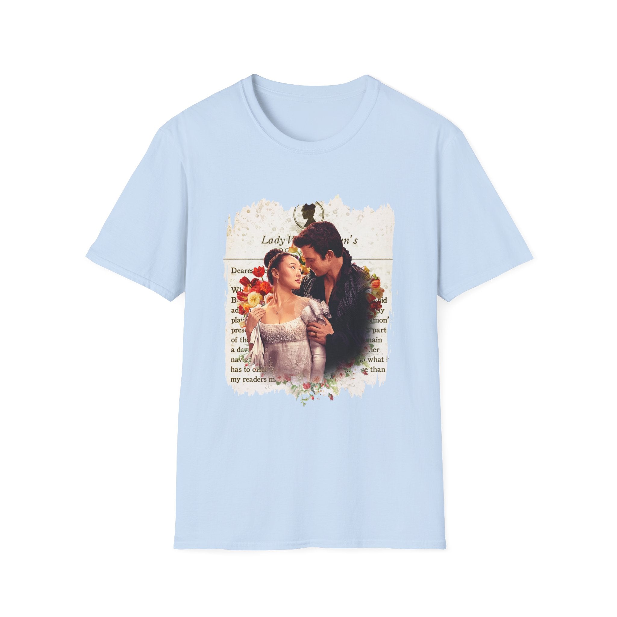 Benedict Bridgerton & Sophie Baek Lady Whistledown Society Papers Netflix T-Shirt