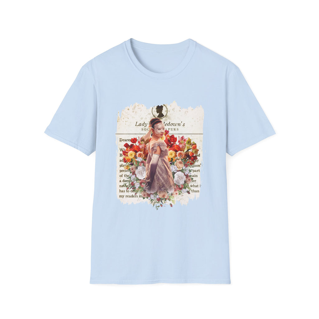 Sophie Baek Lady In Silver Masquerade Ball Lady Whistledown Society Papers Netflix T-Shirt