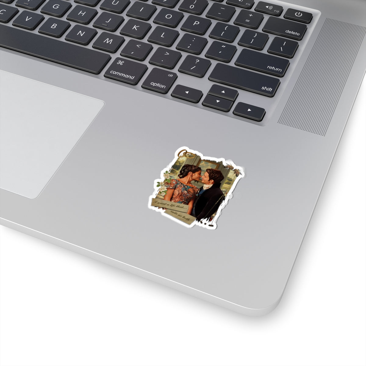 I Want a Life That Suits Us Both Kathony Bridgerton Portrait Netflix Sticker