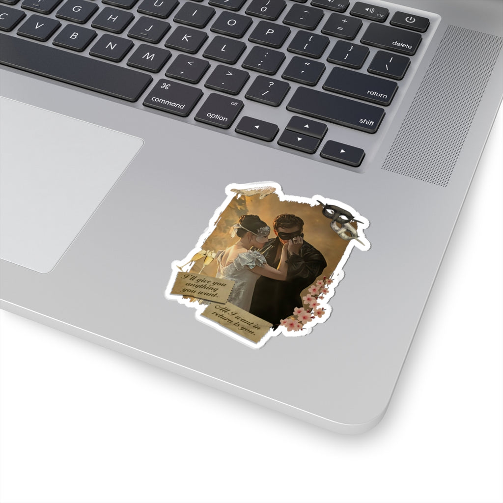 I Will Give You Anything You Want Benedict & Sophie Bridgerton Quote Netflix Sticker