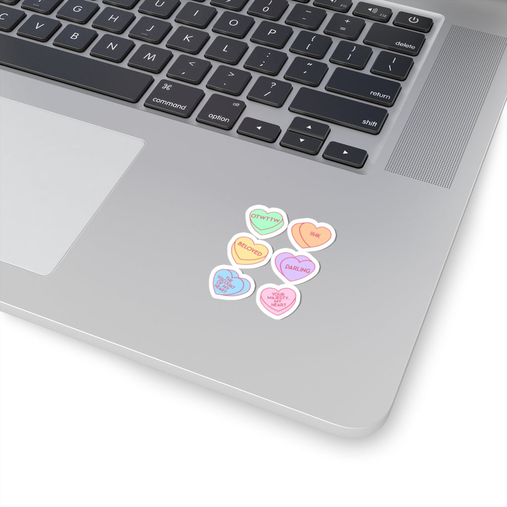 Bridgerton Book's Valentine's Day Heart Candy Netflix Sticker